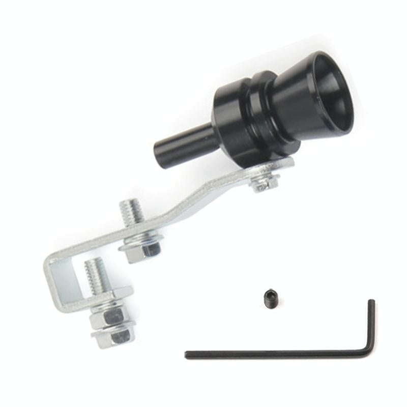 Universal Aluminum Turbo Sound Exhaust Muffler Pipe Whistle Car / Motorcycle Simulator Whistler, ...