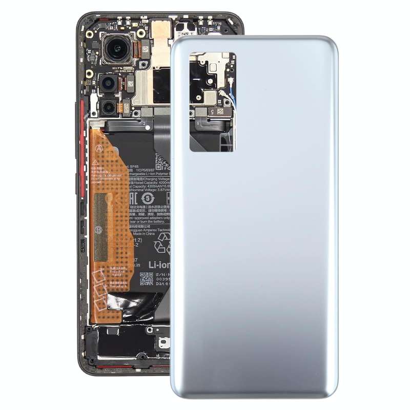 For Xiaomi Redmi K50 Ultra Original Battery Back Cover(Silver)