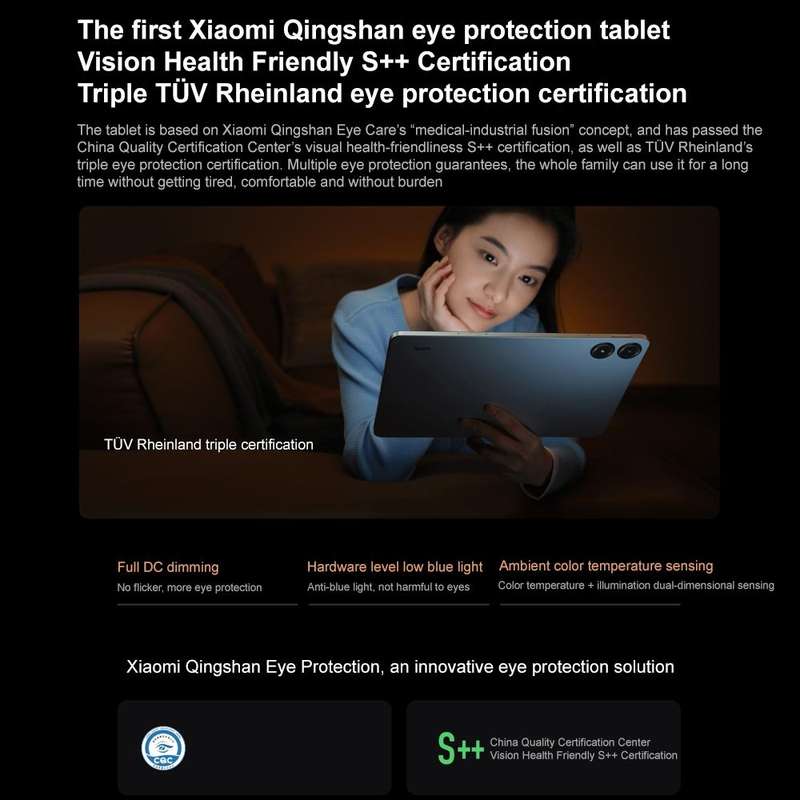 Xiaomi Redmi Pad Pro 12.1 inch Tablet PC, 8GB+256GB, HyperOS Qualcomm Snapdragon 7s Gen2 Octa Cor...