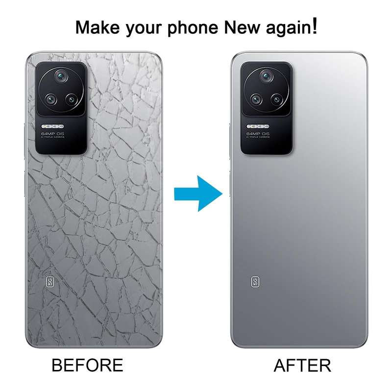 For Xiaomi Poco F4 OEM Glass Material Battery Back Cover(White)