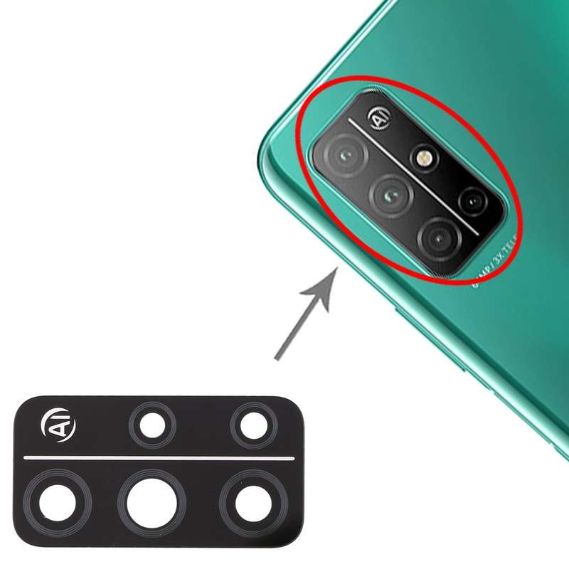 For Huawei Honor 30S 10pcs Back Camera Lens