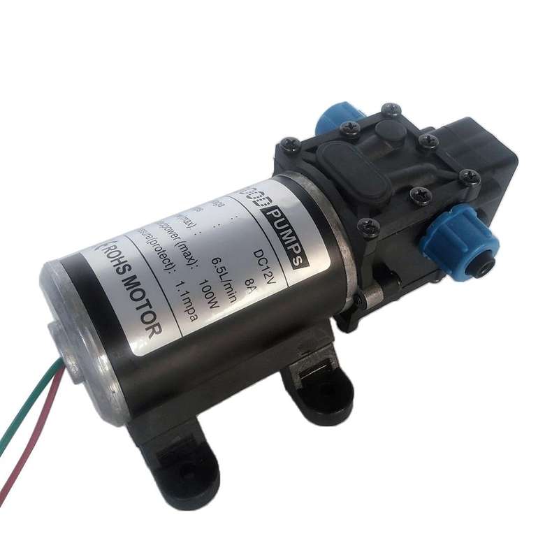 DC12V 100W Smart Double Thread Positive Pump Diaphragm 8L Atomizing Spray Water Pump for Car Wash...