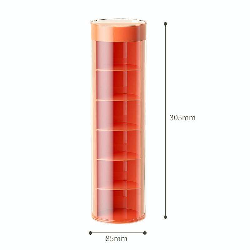 Cylindrical Type Socks Panties Dustproof Storage Box(White)
