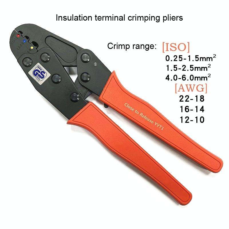 HSD YYT-1 Crimping Pliers Insulated Terminal Crimping Tools Crimping Clamps