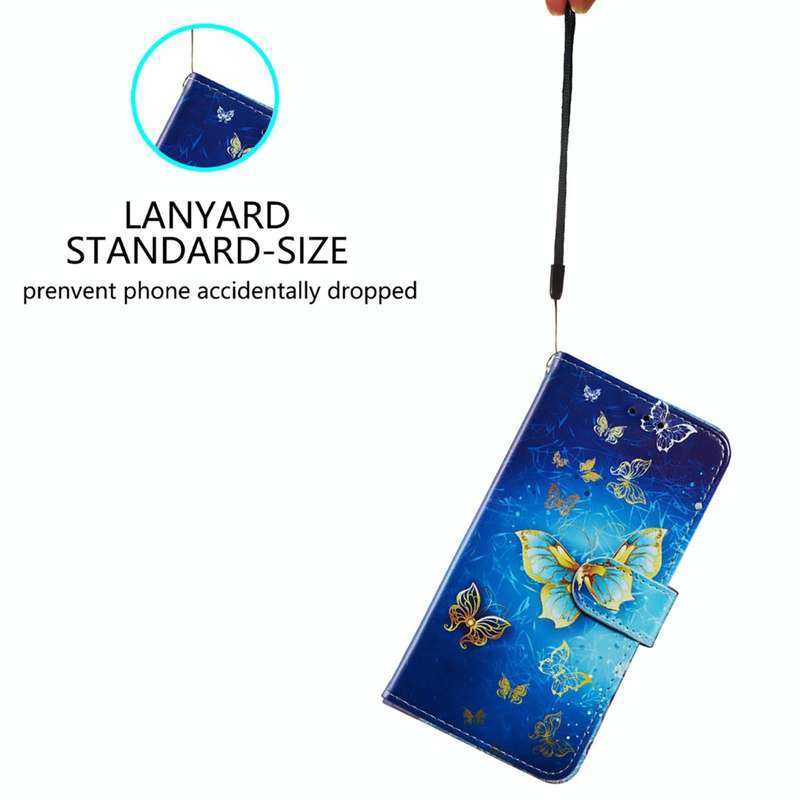 For Samsung Galaxy S21 5G Painted Pattern Horizontal Flip Leather Case with Holder & Card Slots &...