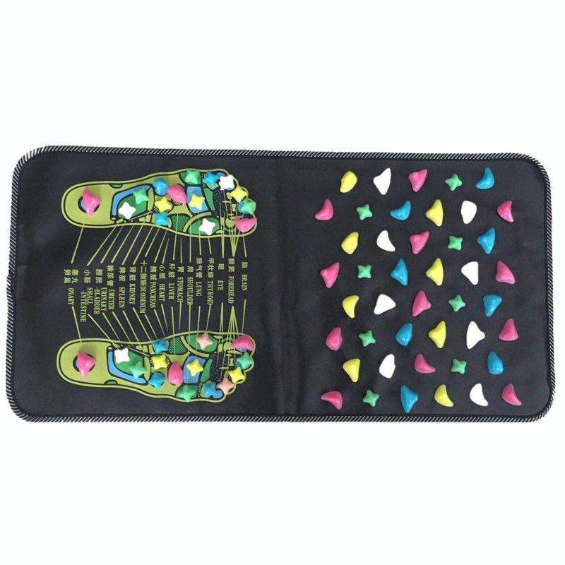 70 x 35cm Imitation Stone Foot Massage Pad Foot And Leg Pain Relief Physiotherapy Health Acupress...