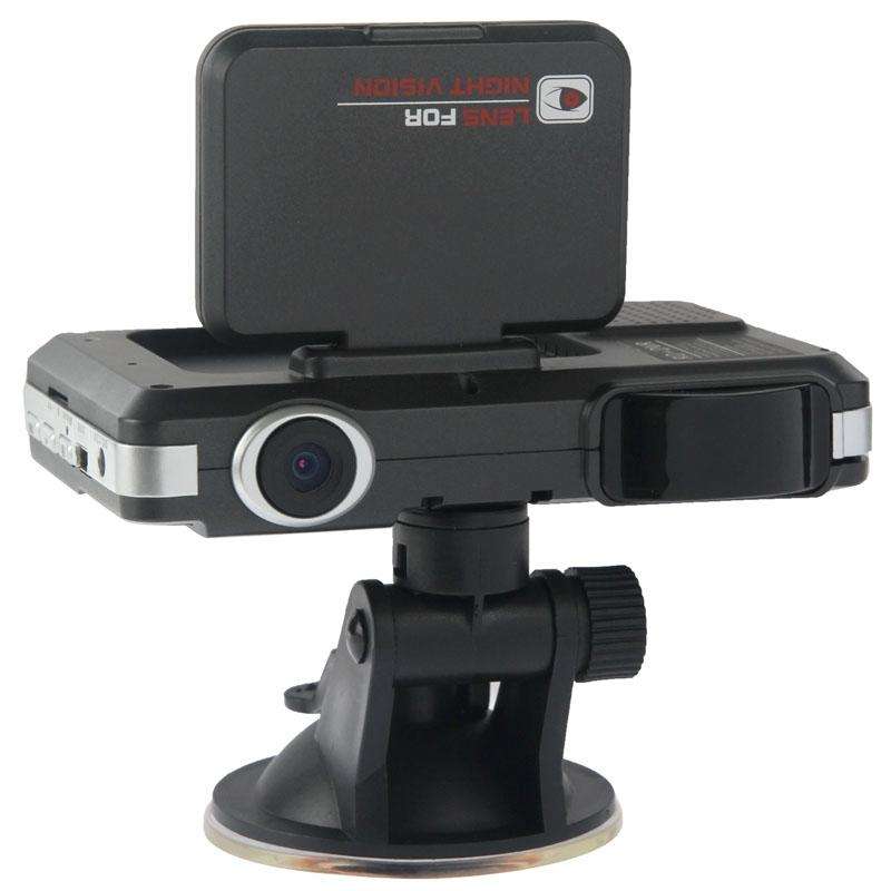 STR8500 HD 720P 30fps 2.0 inch LCD Radar Detector DVR with Laser + GPS Logger, 120 Degree View An...