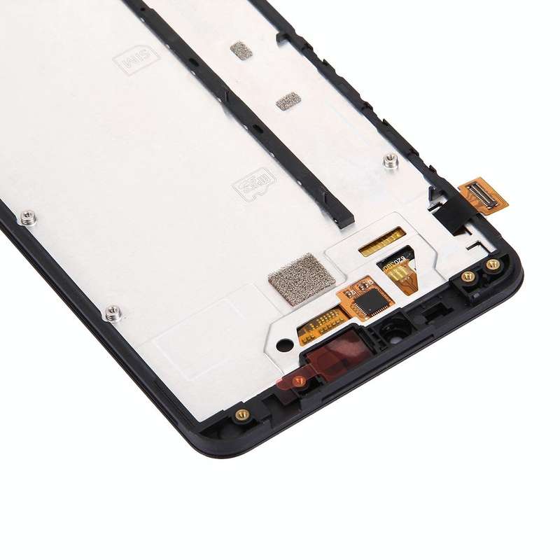 LCD Screen and Digitizer Full Assembly with Frame for Microsoft Lumia 640 XL(Black)