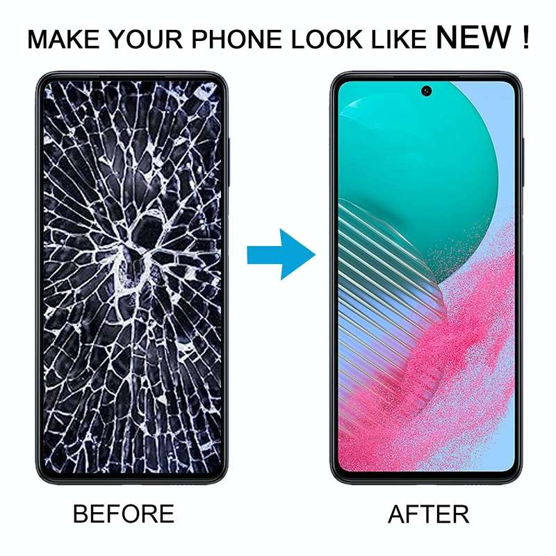 For Samsung Galaxy M54 SM-M546B OLED LCD Screen Digitizer Full Assembly with Frame (Black)