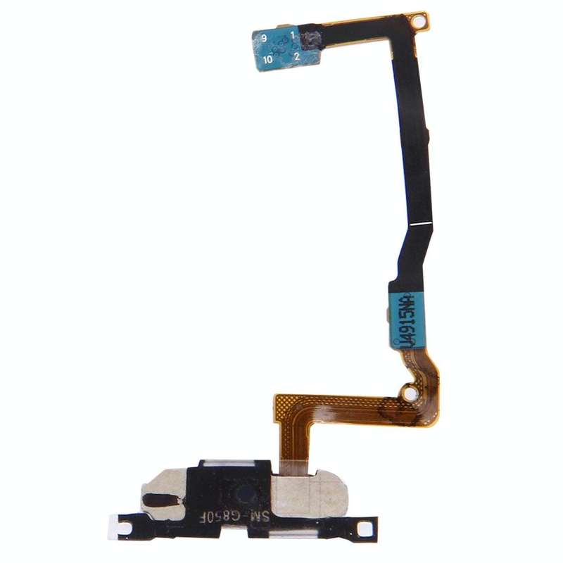 For Galaxy Alpha / G850F Home Button with Flex Cable(Black)