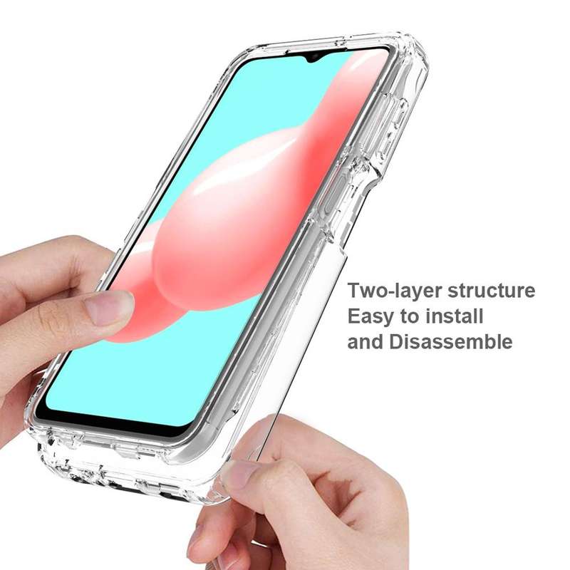 For Samsung Galaxy A32 4G Shockproof Highly Transparent PC+TPU Protective Case