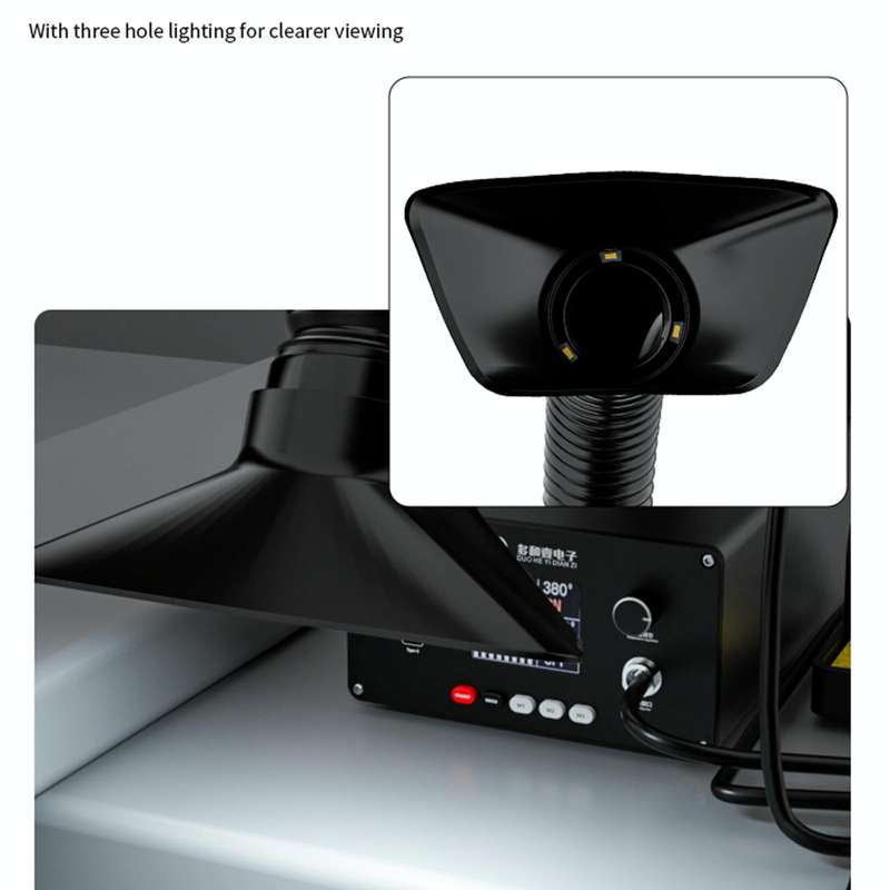 TBK D-201 2 in 1 Intelligent Constant Temperature Soldering Iron With Solder Smoking Absorber Too...