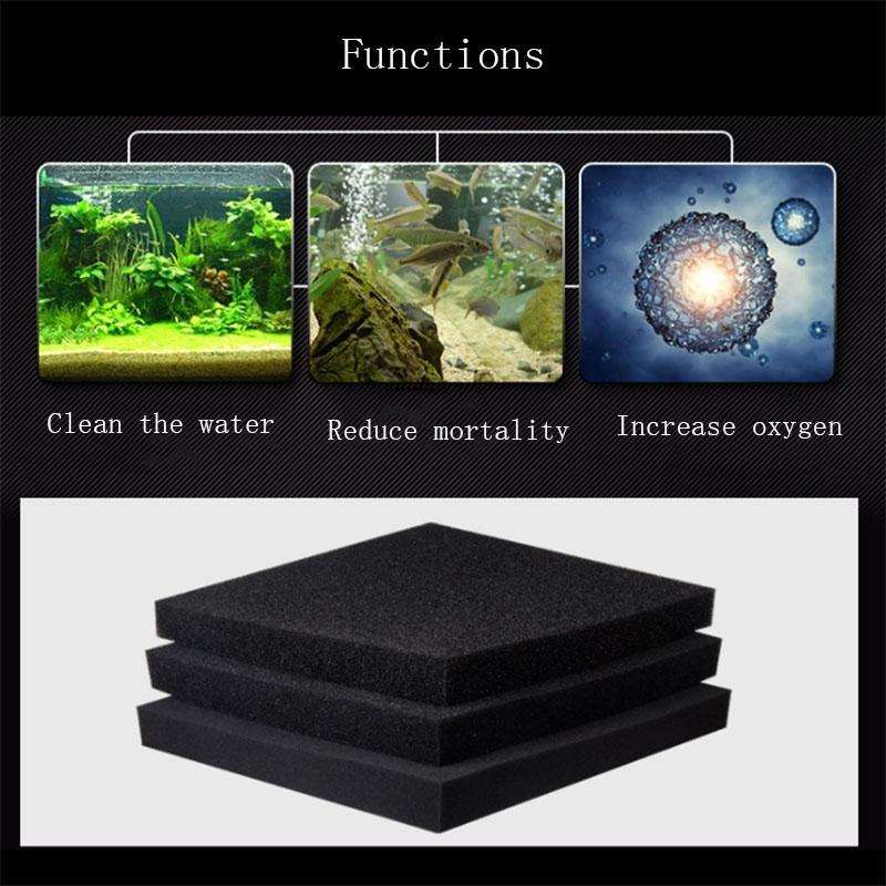50x50x2cm Medium Hole Fishing Tank Filter Cotton Aquarium Biochemical Cotton Cultivation Filter M...