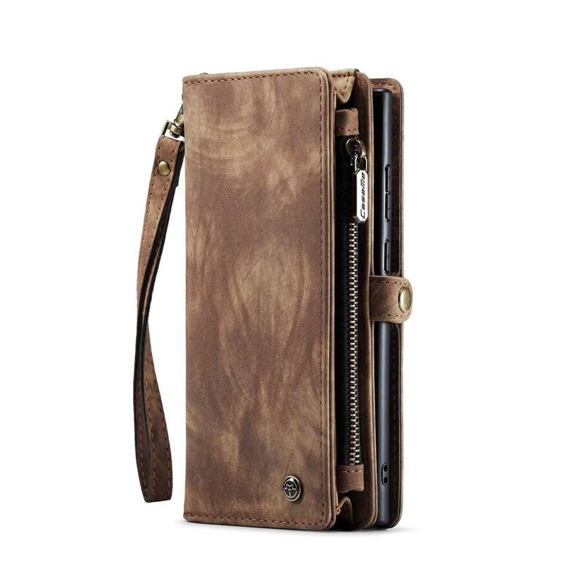 For Samsung Galaxy S22 Ultra 5G CaseMe-008 Detachable Multifunctional Horizontal Flip Leather Cas...