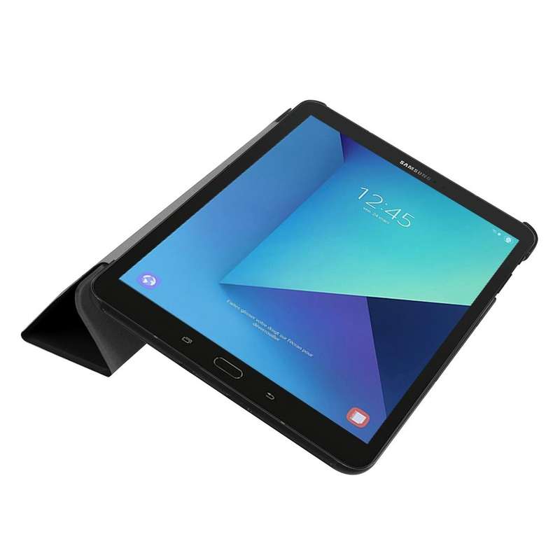 For Galaxy Tab S3 9.7 inch T820 / T825 Custer Texture Horizontal Flip Leather Case with 3-folding...