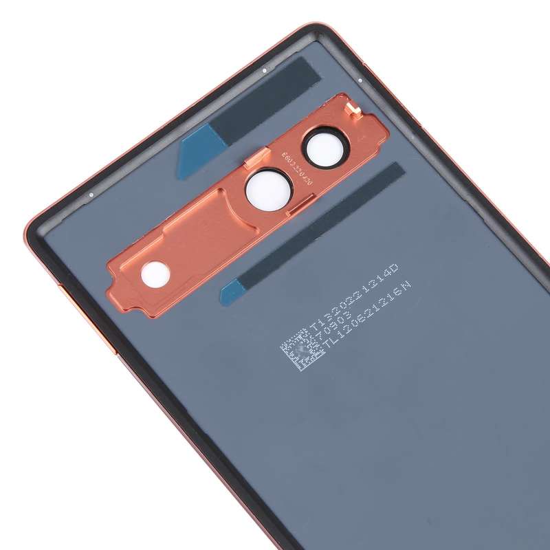 For Google Pixel 7A Original Battery Back Cover with Camera Lens Cover(Orange)