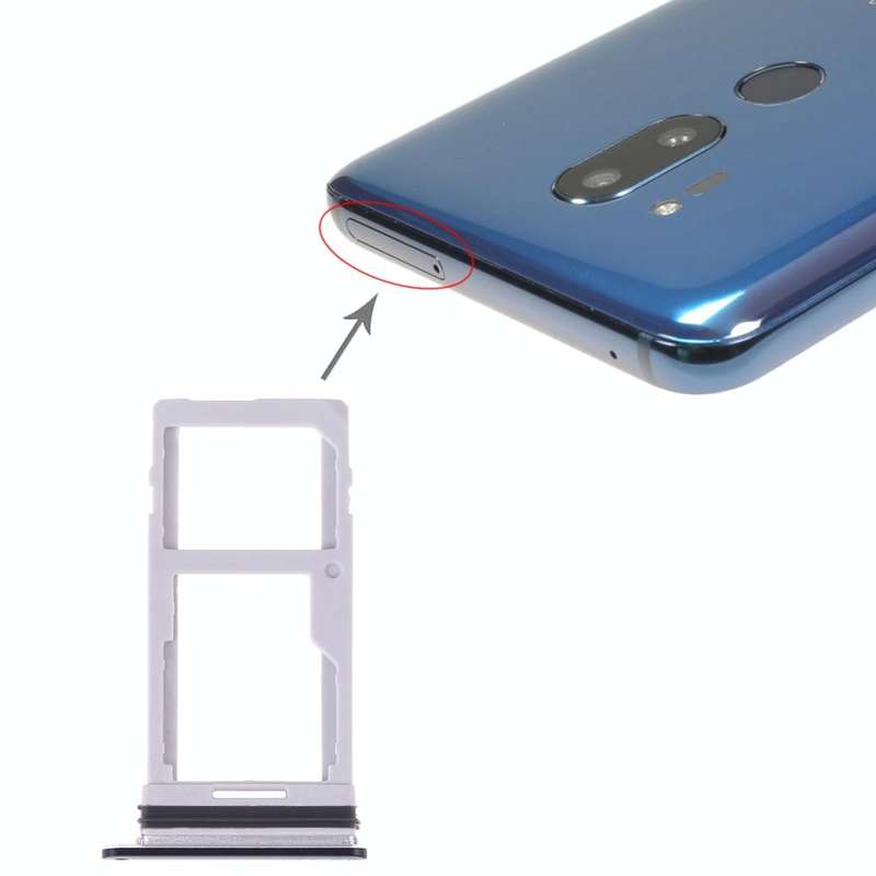 SIM Card Tray + SIM Card Tray / Micro SD Card Tray for LG G7 ThinQ G710 G710EM G710PM G710VMP G71...