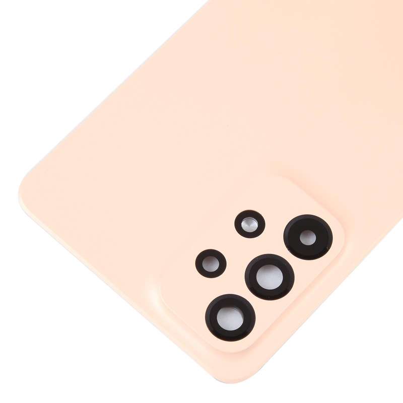 For Samsung Galaxy A33 5G SM-A336B Original Battery Back Cover with Camera Lens Cover(Pink)