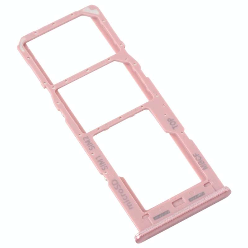 For Samsung Galaxy M23 SM-M236B Original SIM Card Tray + SIM Card Tray + Micro SD Card Tray (Pink)