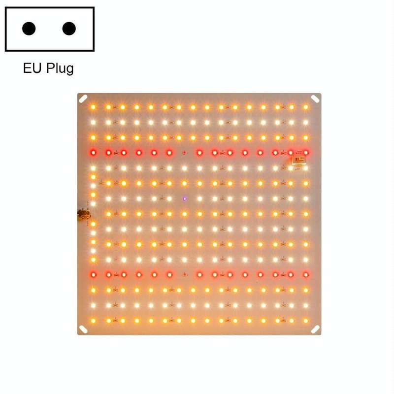 LED Plant Fill Light Full-Spectral Greenhouse Lighting Growth Light, Power: H2 234 Leds 50W(EU Plug)