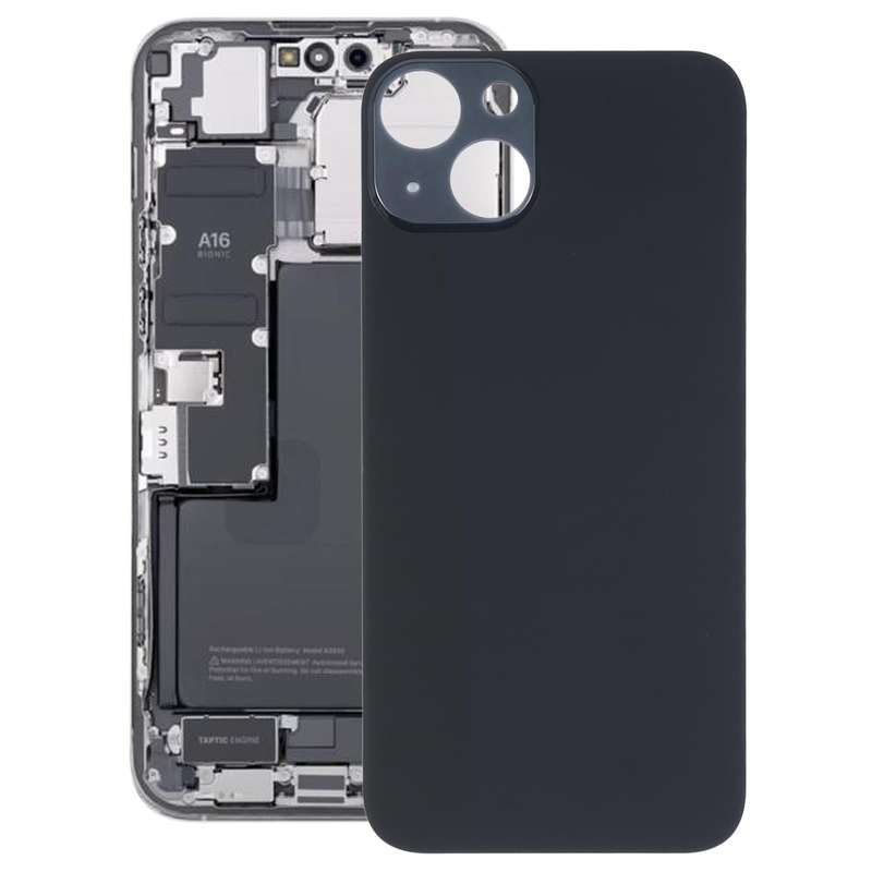 For iPhone 14 Plus Battery Back Cover(Black)