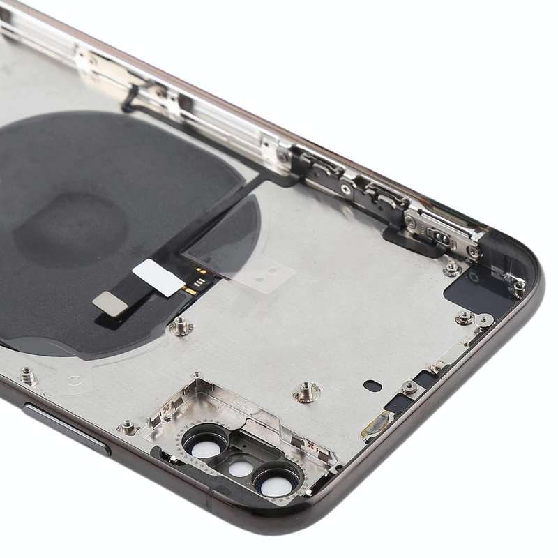 Battery Back Cover Assembly with Side Keys & Wireless Charging Module & Volume Button Flex Cable ...