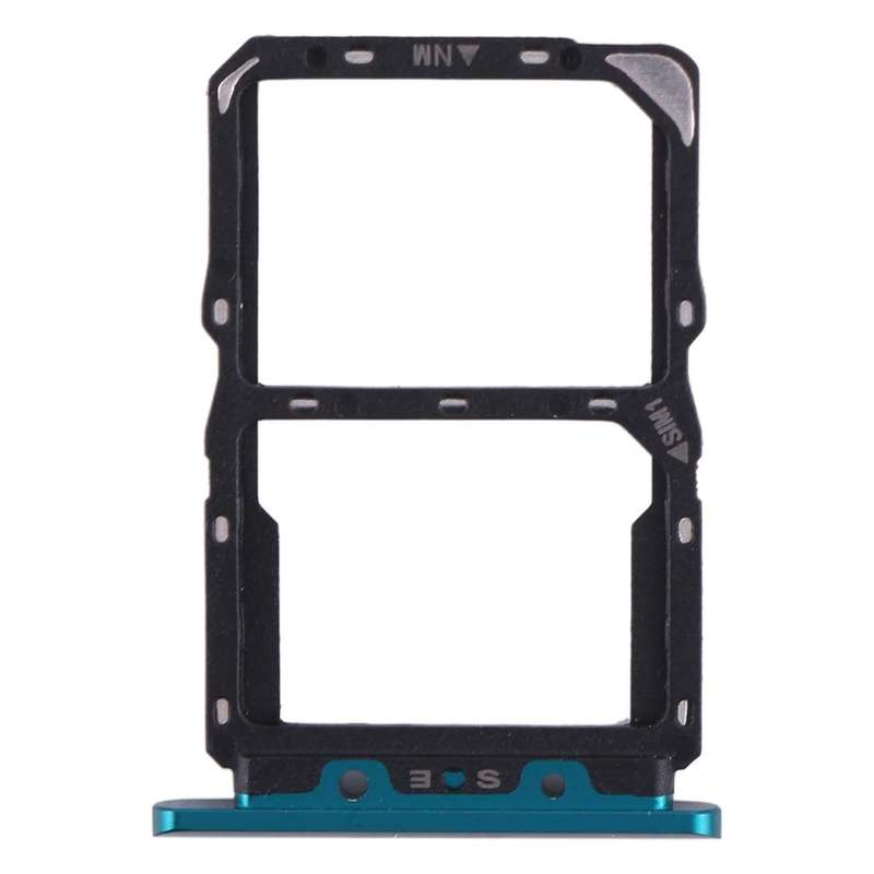 SIM Card Tray + NM Card Tray for Huawei Nova 5 (Green)