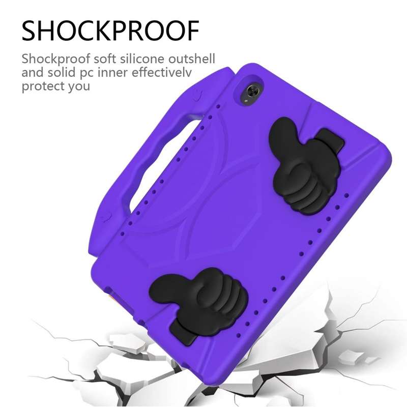 For Huawei MediaPad M5 10.8 inch EVA Children Falling Proof Flat Protective Shell With Thumb Brac...