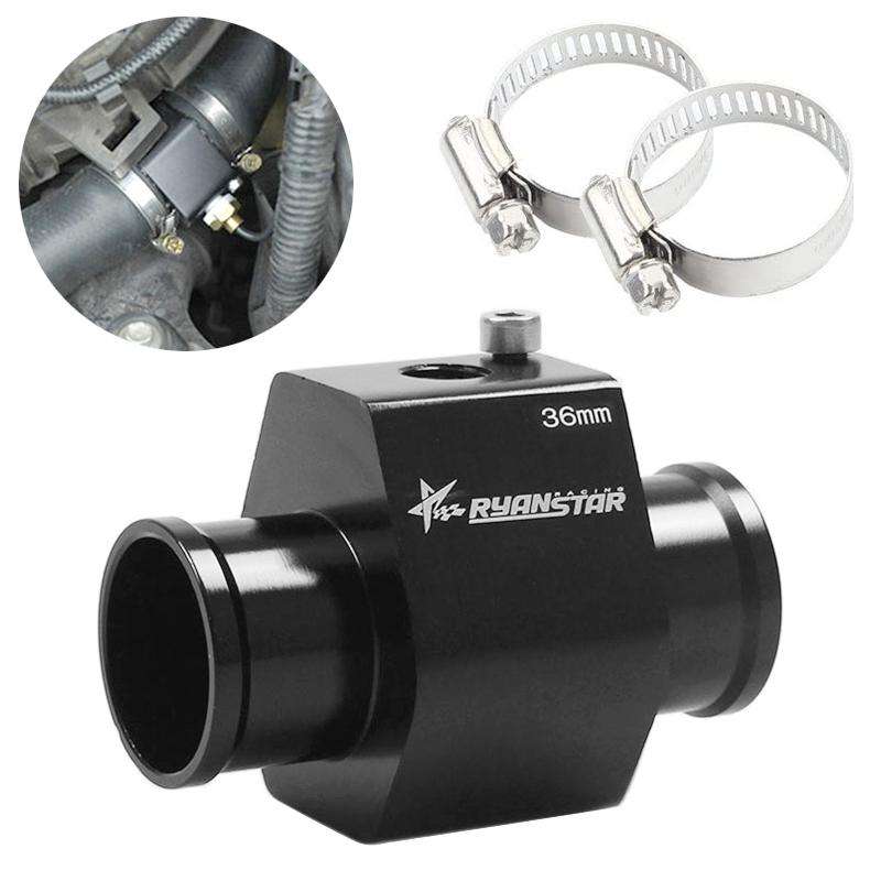 RYANSTAR RACING Car Water Temperature Meter Temperature Gauge Joint Pipe Radiator Sensor Adaptor ...