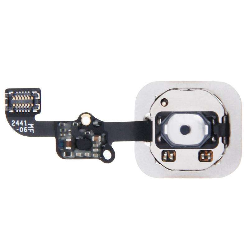 Home Button Flex Cable for iPhone 6 & 6 Plus, Not Supporting Fingerprint Identification(Silver)