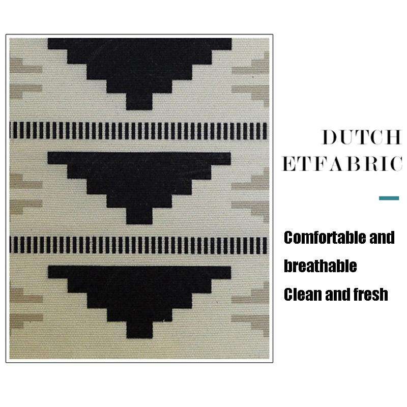 GT001 Printed Tapestry Cotton Thread Woven Tassel Wall Hanging Decoration, Size: 50x70cm(Black Cube)