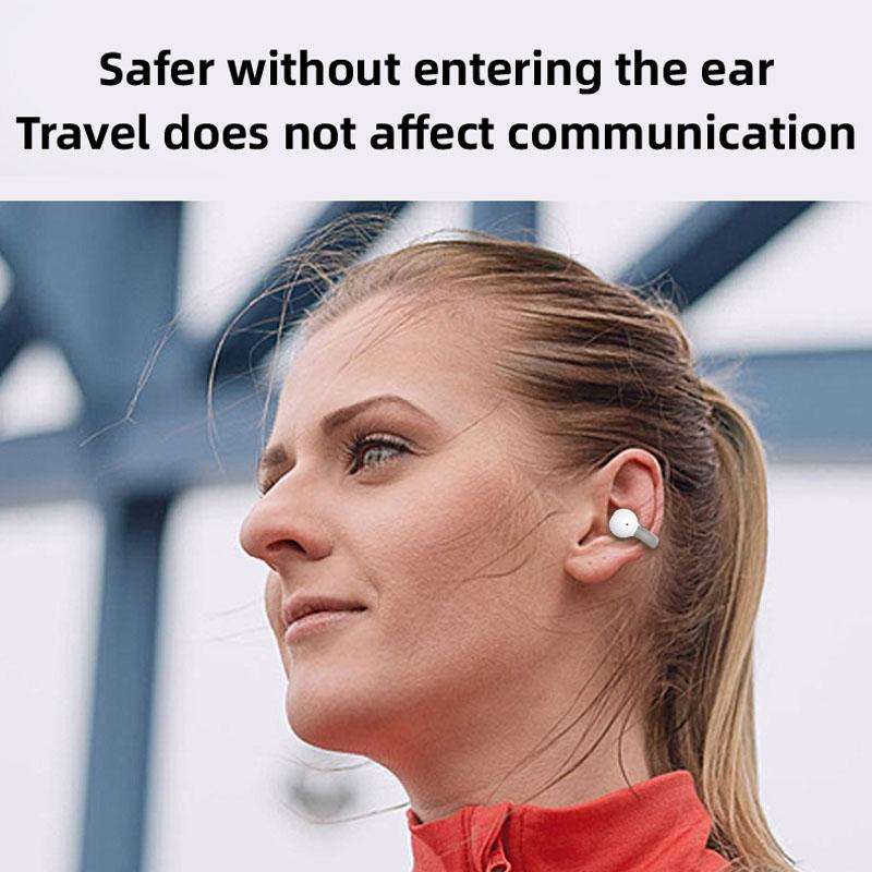M-S8 Wireless Stereo Single Ear Clip-on Bluetooth Earphone(Pink)
