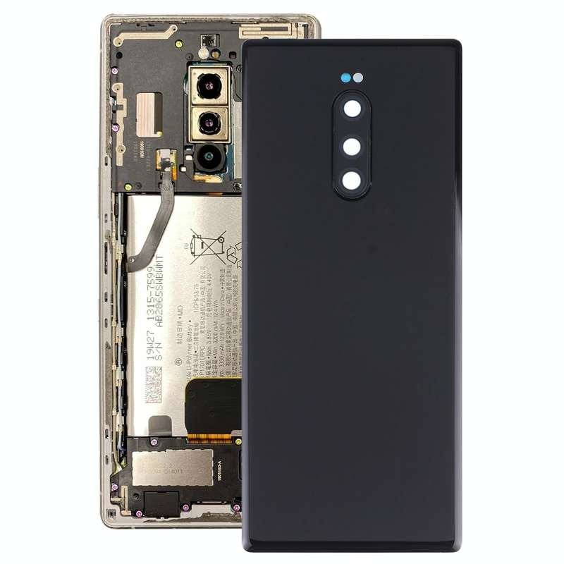 Battery Back Cover for Sony Xperia 1 / Xperia XZ4(Black)