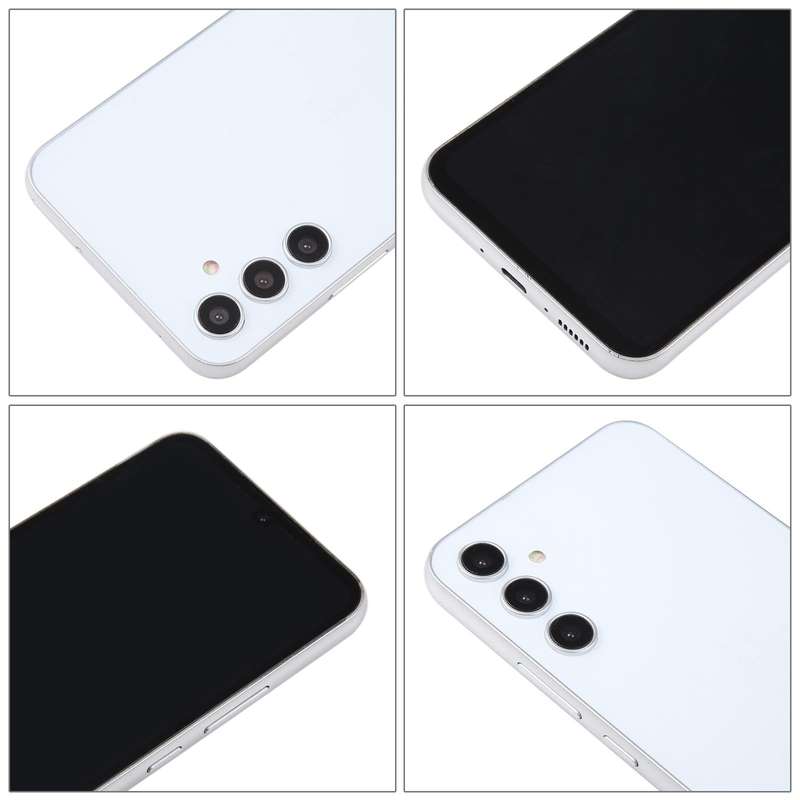 For Samsung Galaxy A34 Black Screen Non-Working Fake Dummy Display Model(White)
