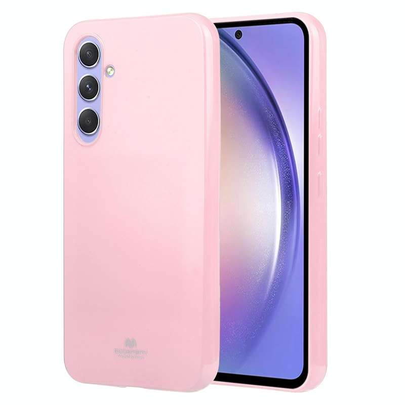 For Samsung Galaxy A54 5G GOOSPERY PEARL JELLY Shockproof TPU Phone Case(Pink)
