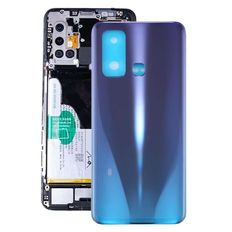 For Vivo Z6 5G Battery Back Cover (Blue)