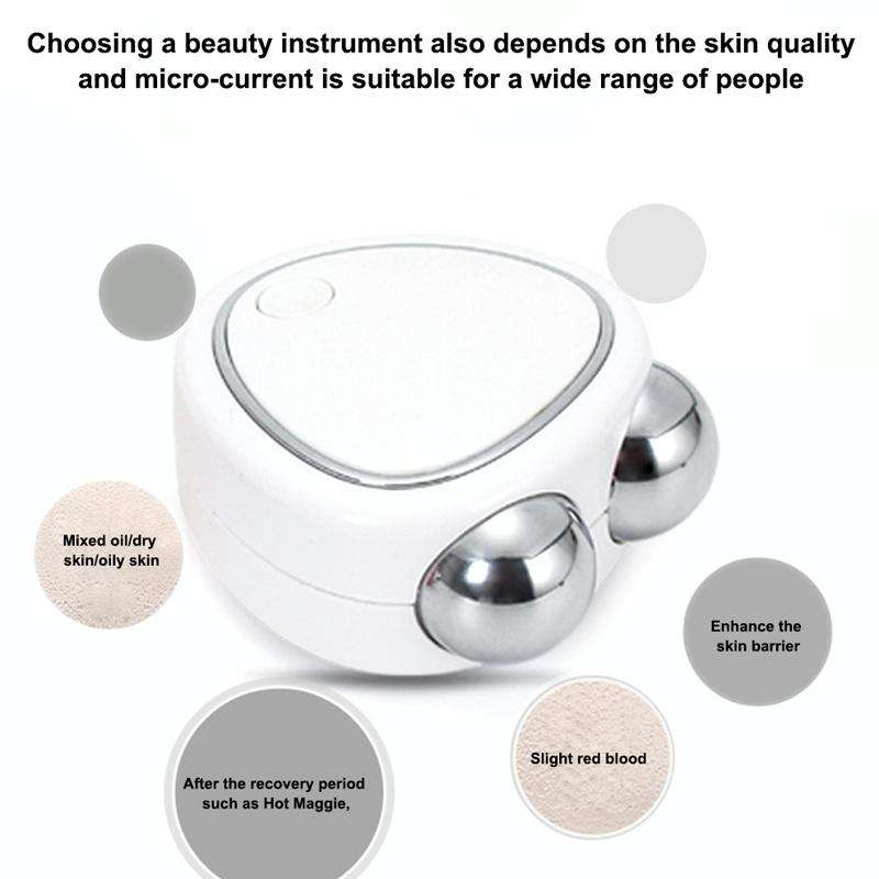 Mini Micro-Current Beauty Instrument Facial Lift Rejuvenating Device Massage Slimming Machine, St...