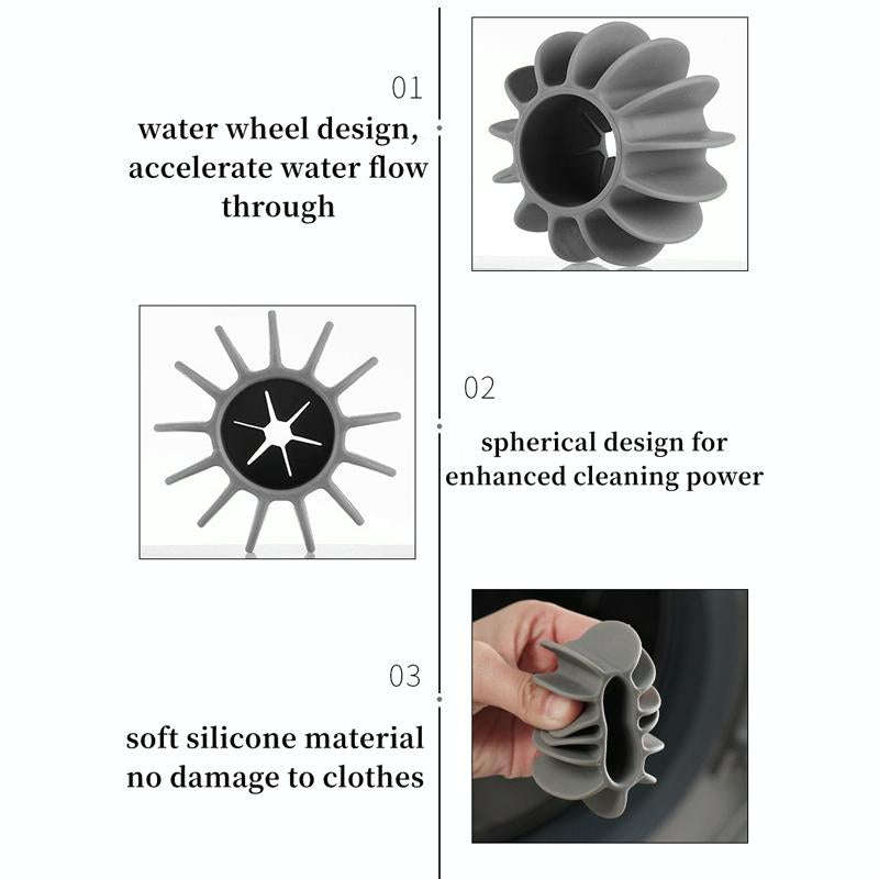 20pcs Laundry Ball Stain Removal Anti-tangle Cleaning Ball For Washing Machine(White)
