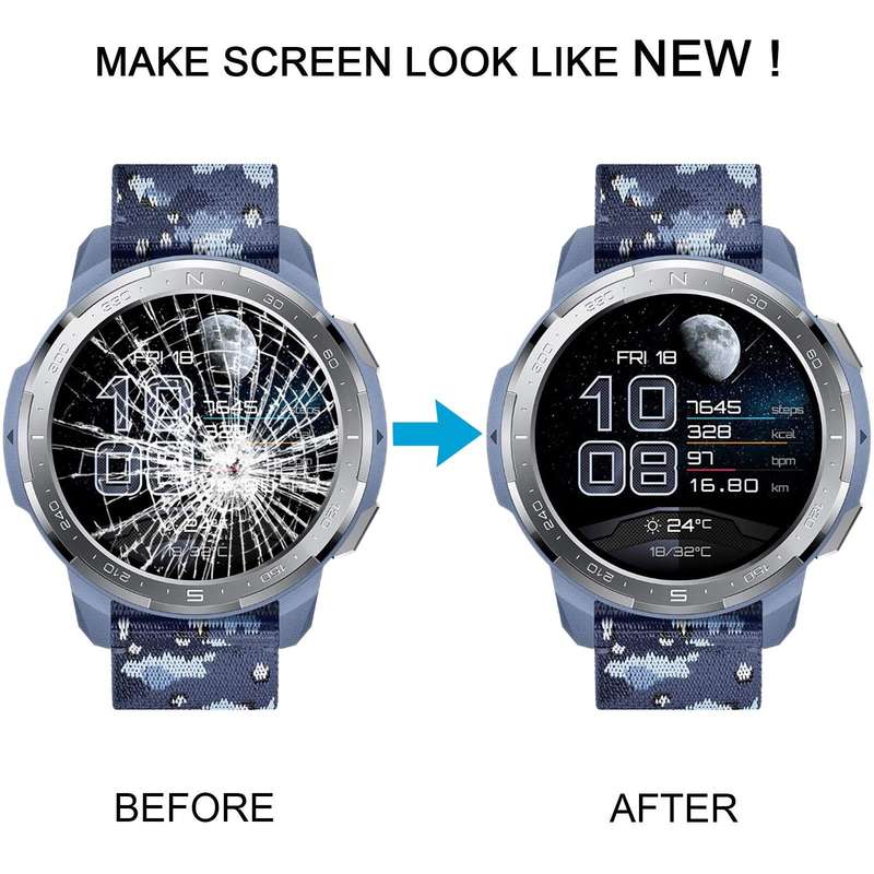 For Honor Watch GS Pro Original LCD Screen and Digitizer Full Assembly With Frame (White)