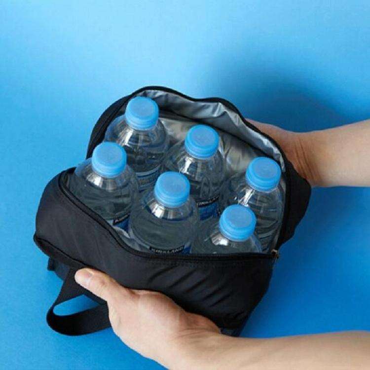 Multifunctional Portable Insulated Lunch Box Bag(Day Mini Black)