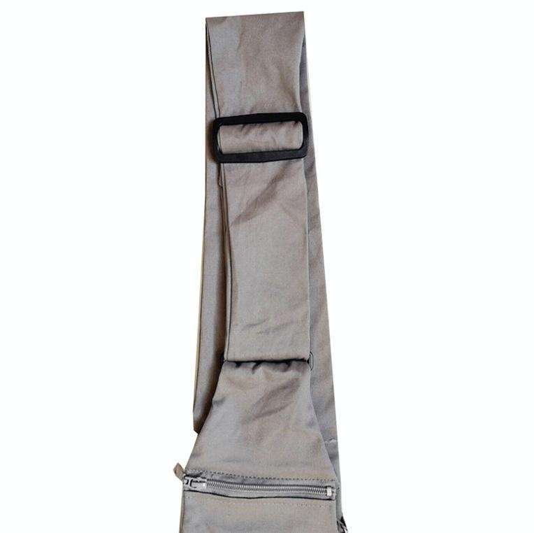 Pet Carrying Rucksack Shoulder Strap Adjustable Pet Outing Diagonal Bag(Gray)