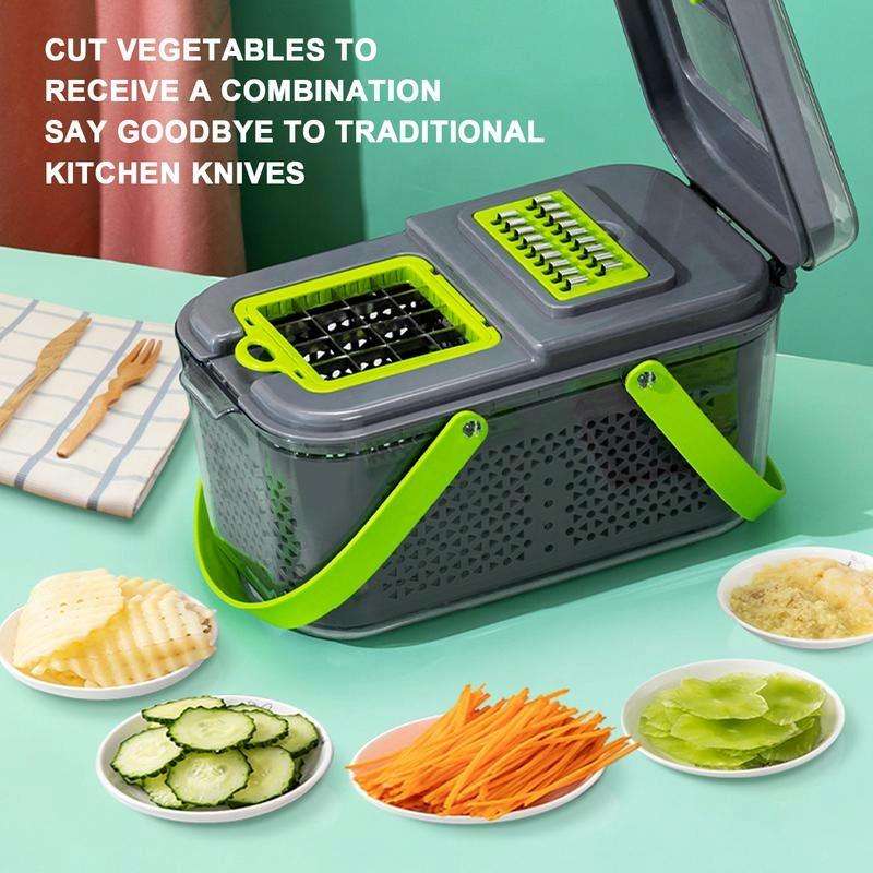 22-Pieces Multi-Function Veggie & Fruit Chopper