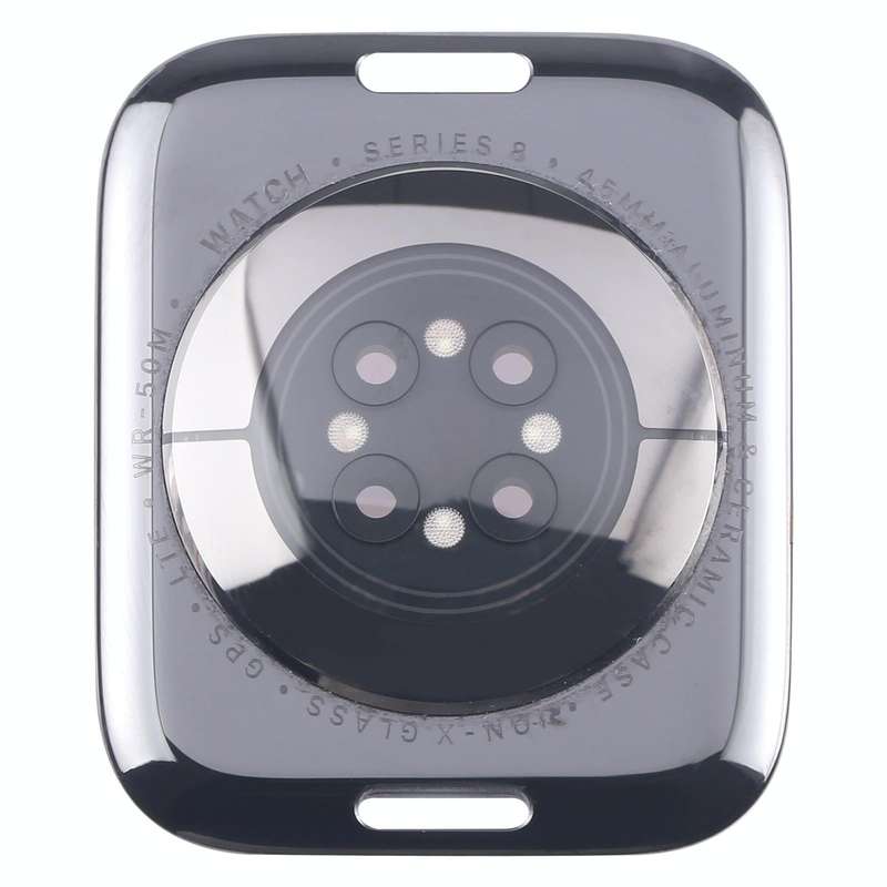 For Apple Watch Series 8 41mm GPS Glass Back Cover With Charging Module