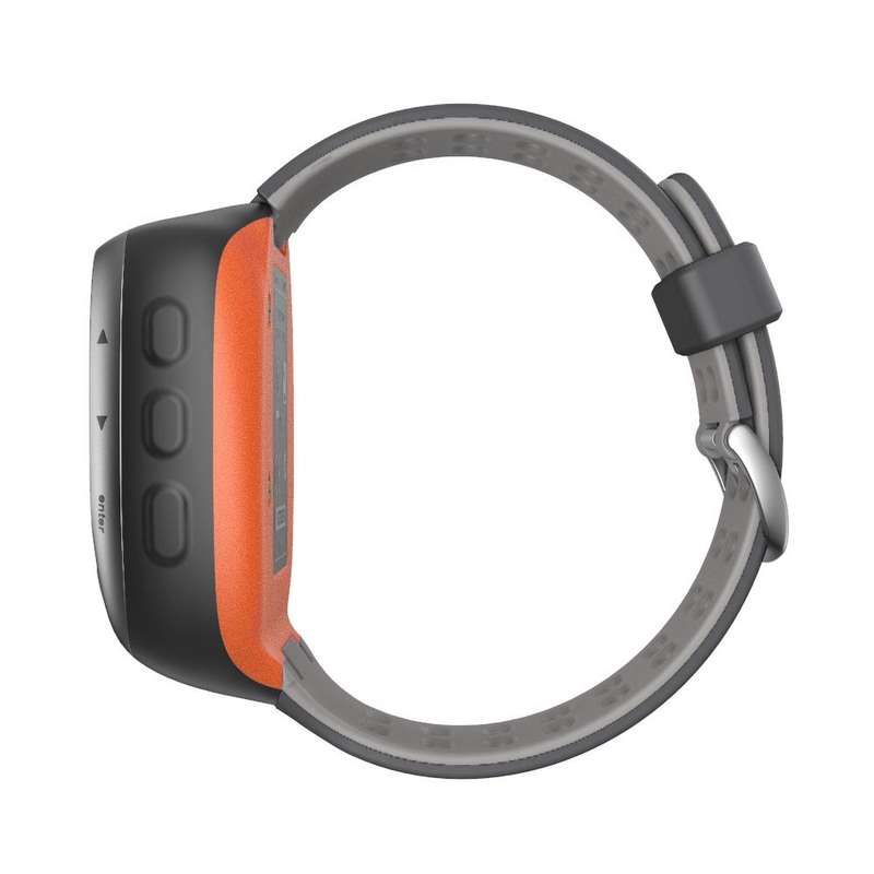 For Garmin Forerunner 310XT Two-color Silicone Watch Band(Grey Light Grey)