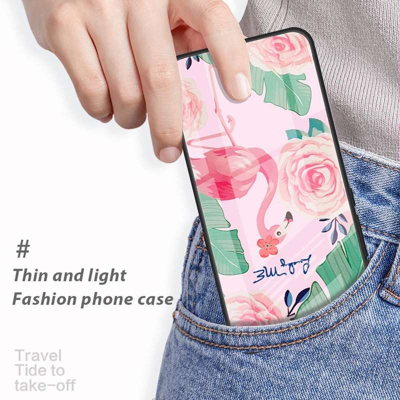 For Xiaomi Redmi Note 12 Pro+ China Colorful Painted Glass Phone Case(Flowers)