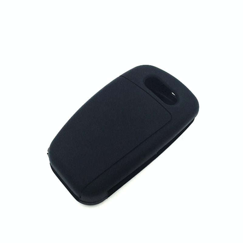 2 PCS Car Key Cover Silicone Flip Key Remote Holder Case Cover for Audi Q3 A3 A1(Blue)
