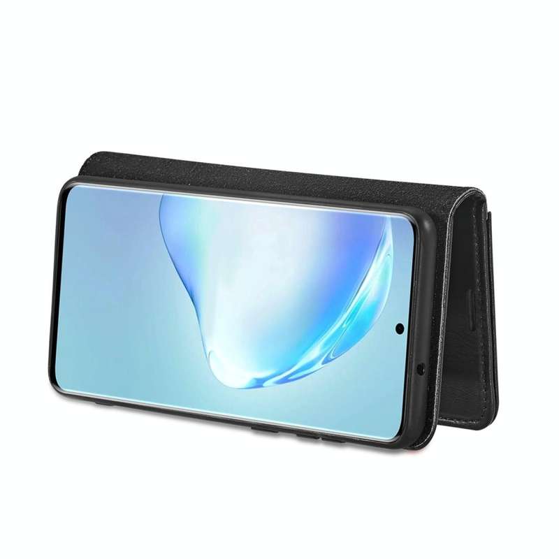 For Galaxy S20 DG.MING Crazy Horse Texture Flip Detachable Magnetic Leather Case with Holder & Ca...