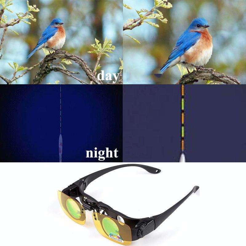 8x Fishing Binoculars Zoomable Telescope Glasses ,Style: Telescope+Three-color Clip