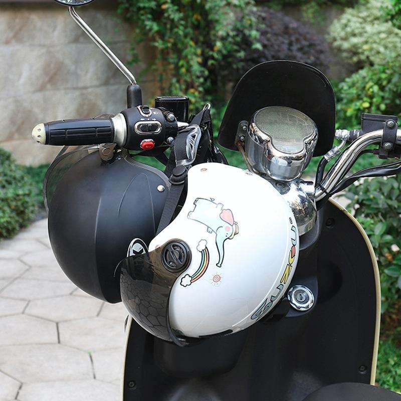 Motorcycle Helmet Anti-Theft Lock Fixed Helmet Combination Padlock, Color: Black