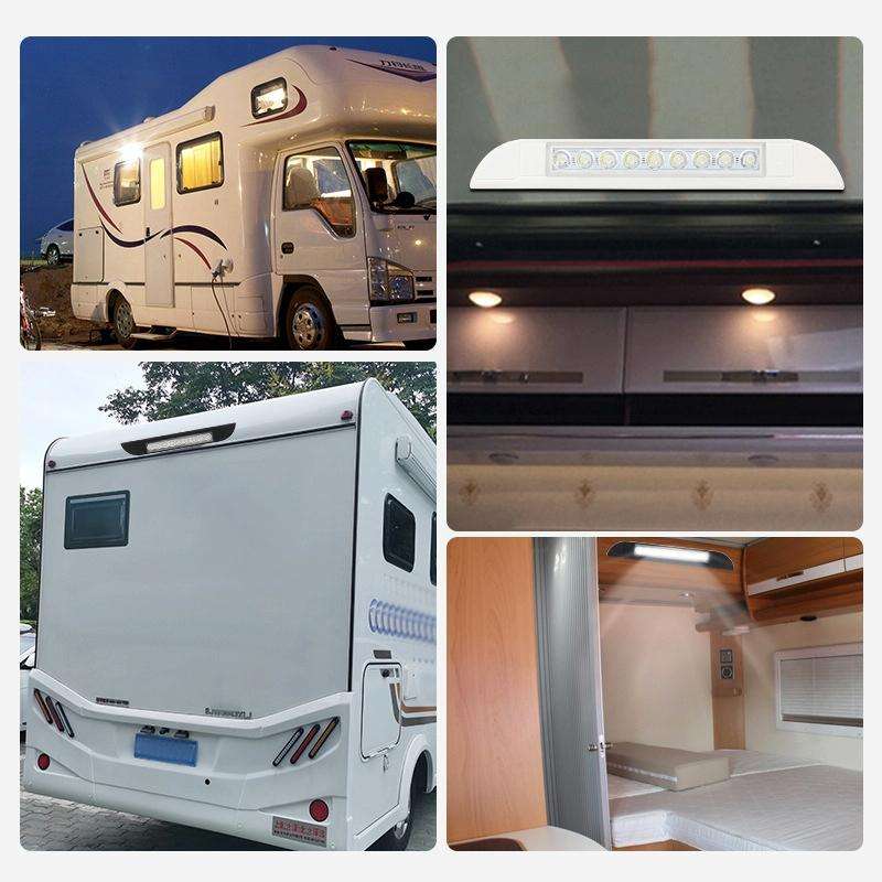 RV / Yacht Awning LED Strip Light DC12-28V with 18 LEDs Lamp Beads (Black)